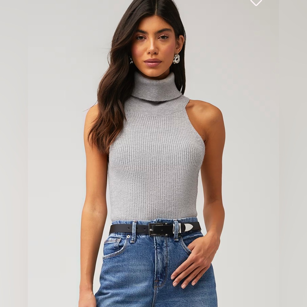 BARDOT ALEIA SLEEVELESS KNIT TOP